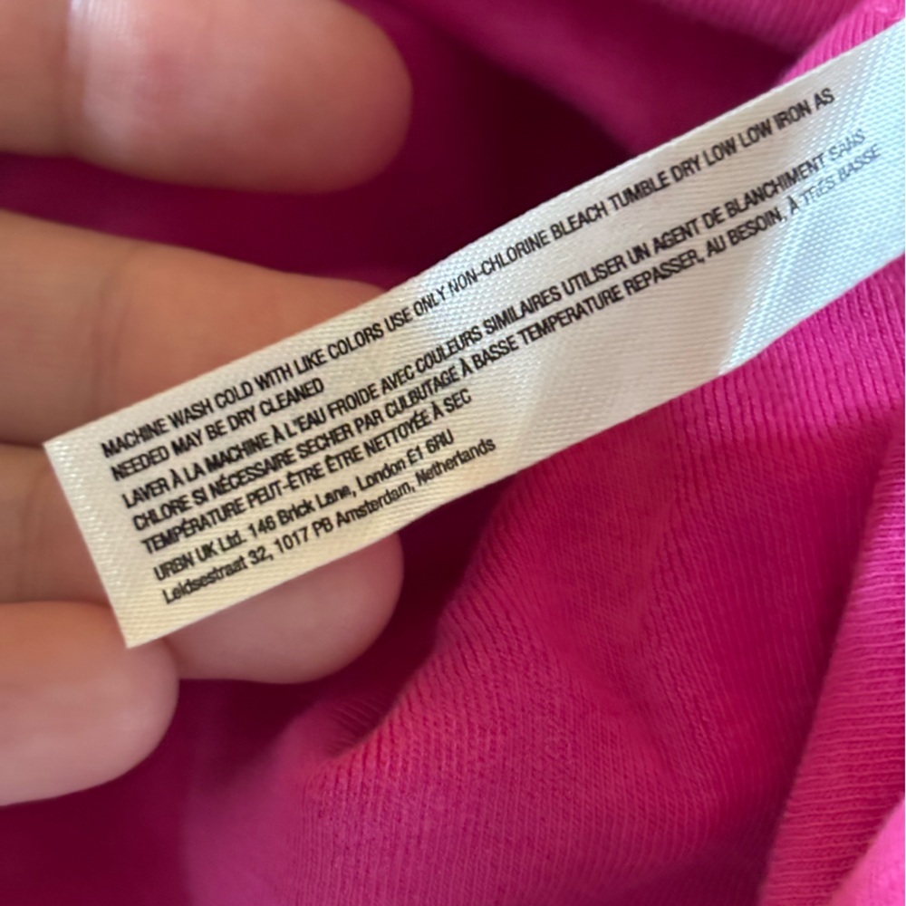 Daily Practice by Anthropologie Long-Sleeve Pink Mock-Neck Knit Mini Dress - Picture 9 of 9